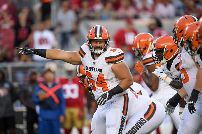 Tretter started 16 games each of the last five seasons for the Browns.